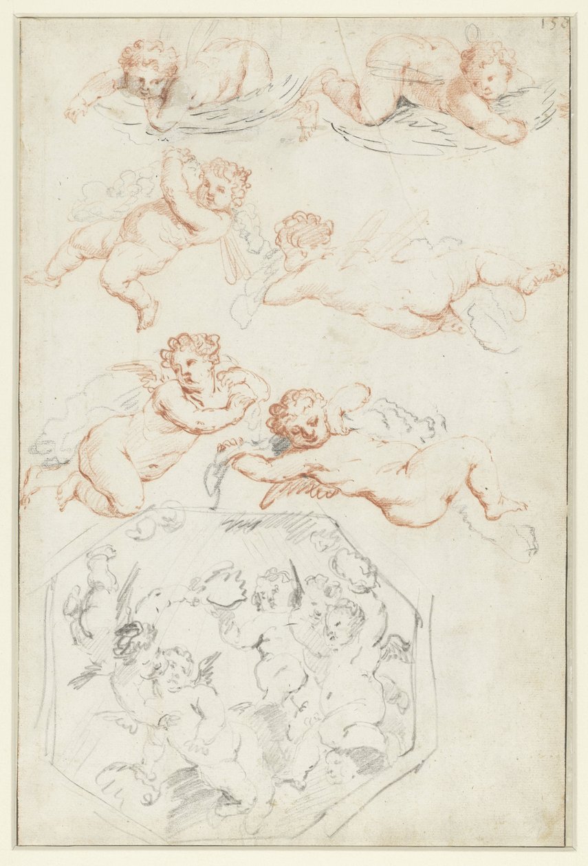 Badania puttów autorstwa Peter Paul Rubens (possibly)