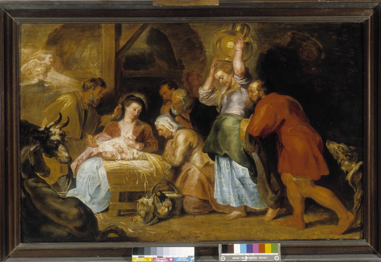 Adoracja pasterzy autorstwa Peter Paul Rubens