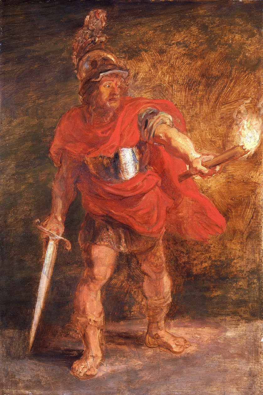 Eneasz w podziemiach, ok. 1600-1640. autorstwa Peter Paul Rubens