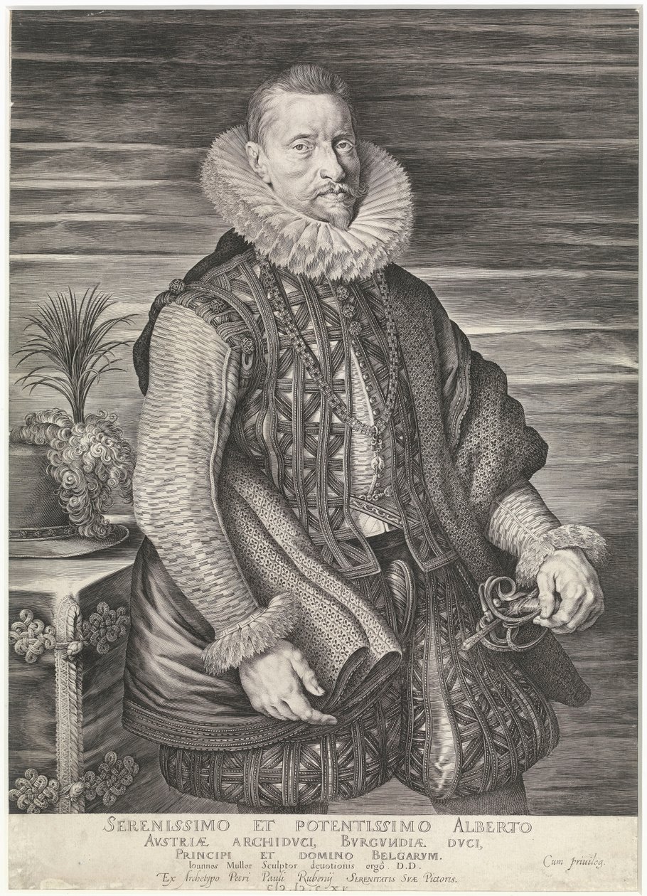 Albrecht, arcyksiążę Austrii autorstwa Peter Paul Rubens
