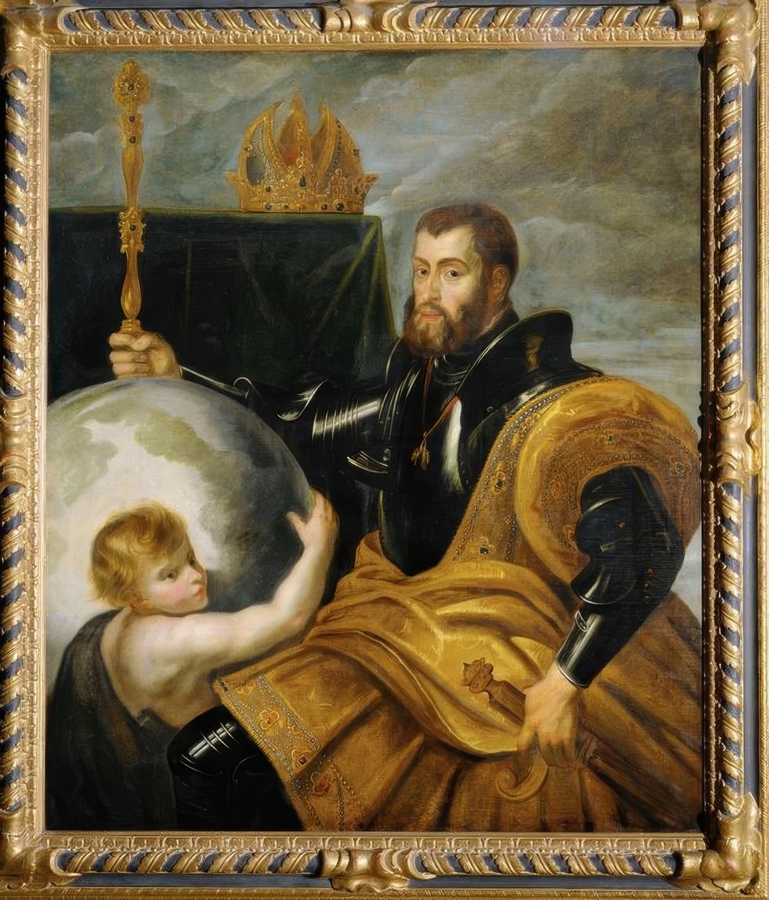 Alegoria cesarza Karola V jako władcy świata autorstwa Peter Paul Rubens