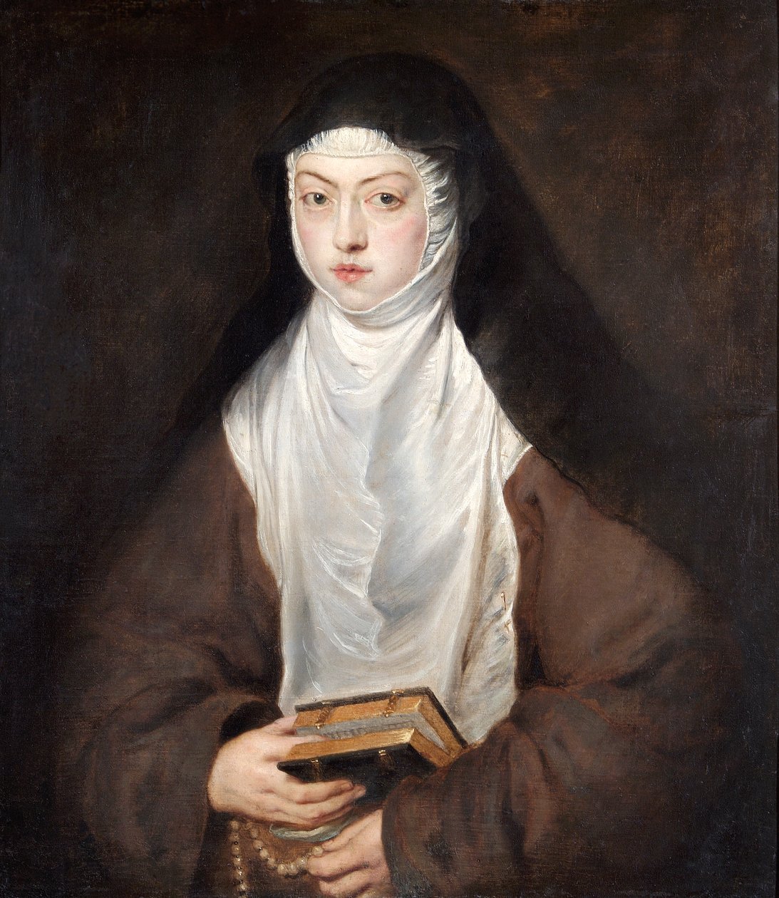 Ana Dorothea, córka Rudolfa II, życie w klasztorze Royal Bosonoga w Madrycie autorstwa Peter Paul Rubens