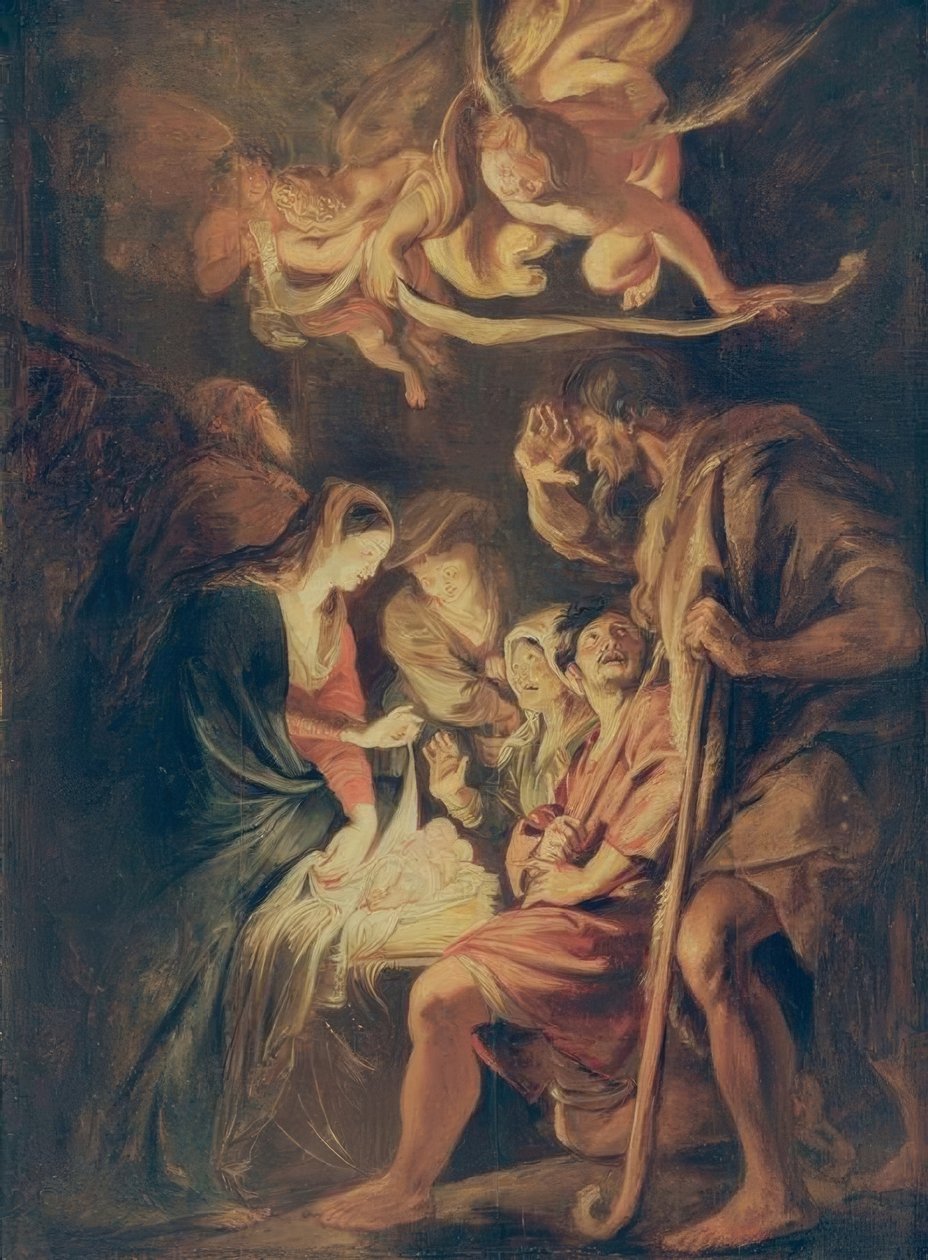 Adoracja pasterzy autorstwa Peter Paul Rubens