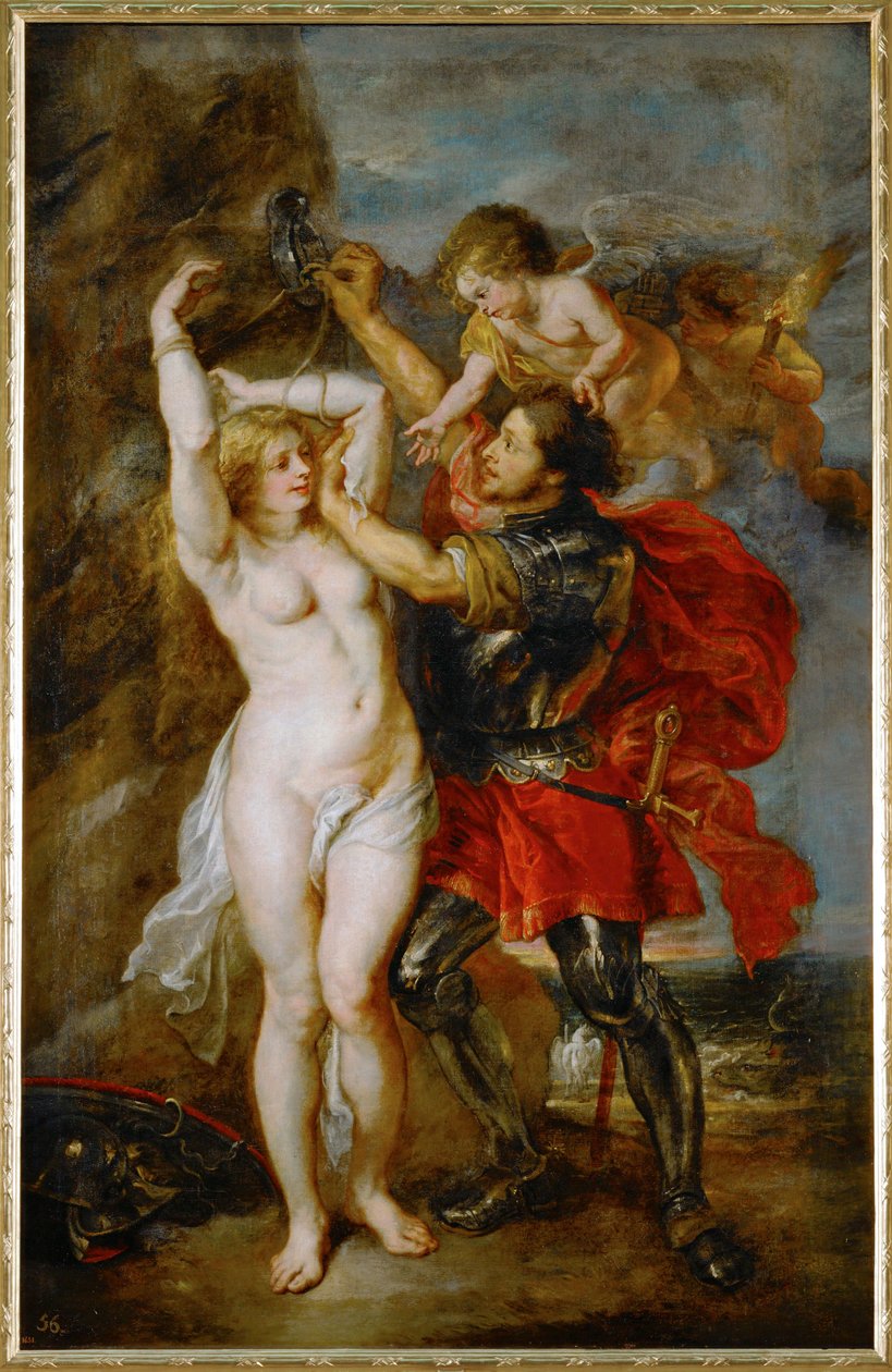 Andromeda wyzwolona przez Perseusza autorstwa Peter Paul Rubens