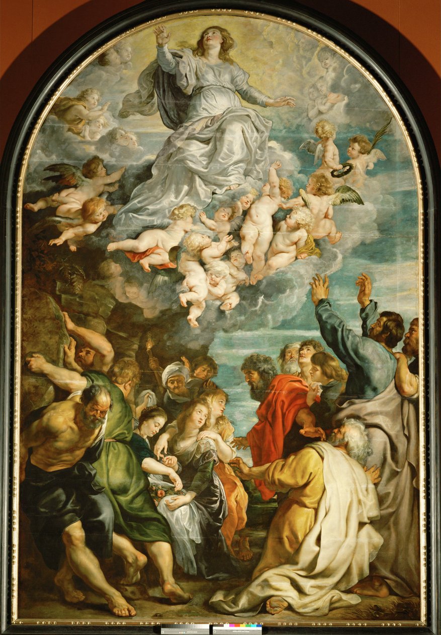 Wniebowzięcie Najświętszej Marii Panny, ok. 1611-14 (obraz na drewnie dębowym) autorstwa Peter Paul Rubens