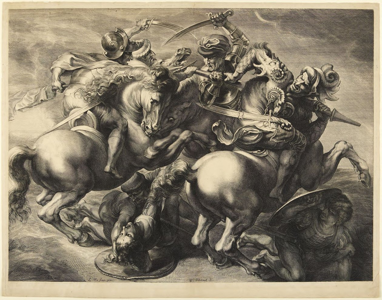 Bitwa pod Anghiari autorstwa Peter Paul Rubens