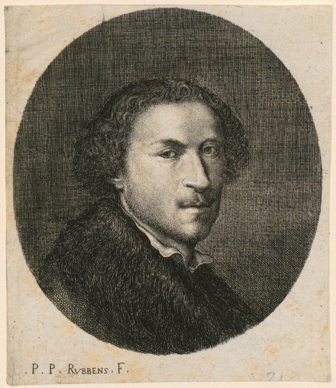 Popiersie mężczyzny, ujęcie trzy czwarte w prawo autorstwa Peter Paul Rubens