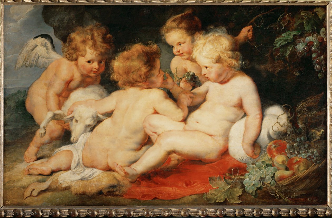 Dzieciątko Chrystus ze świętym Janem i dwoma aniołami autorstwa Peter Paul Rubens