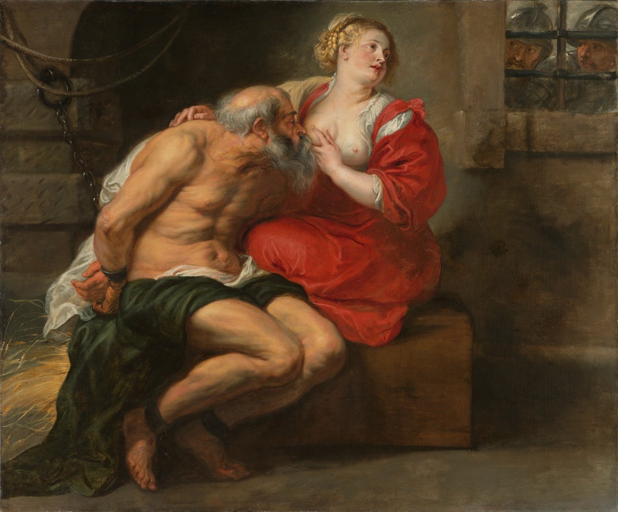 Cymon i Pero (Miłosierdzie rzymskie) autorstwa Peter Paul Rubens
