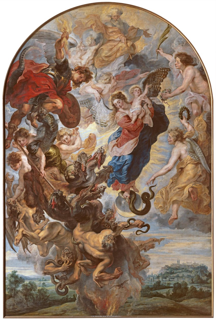 Niewiasta Apokalipsy autorstwa Peter Paul Rubens