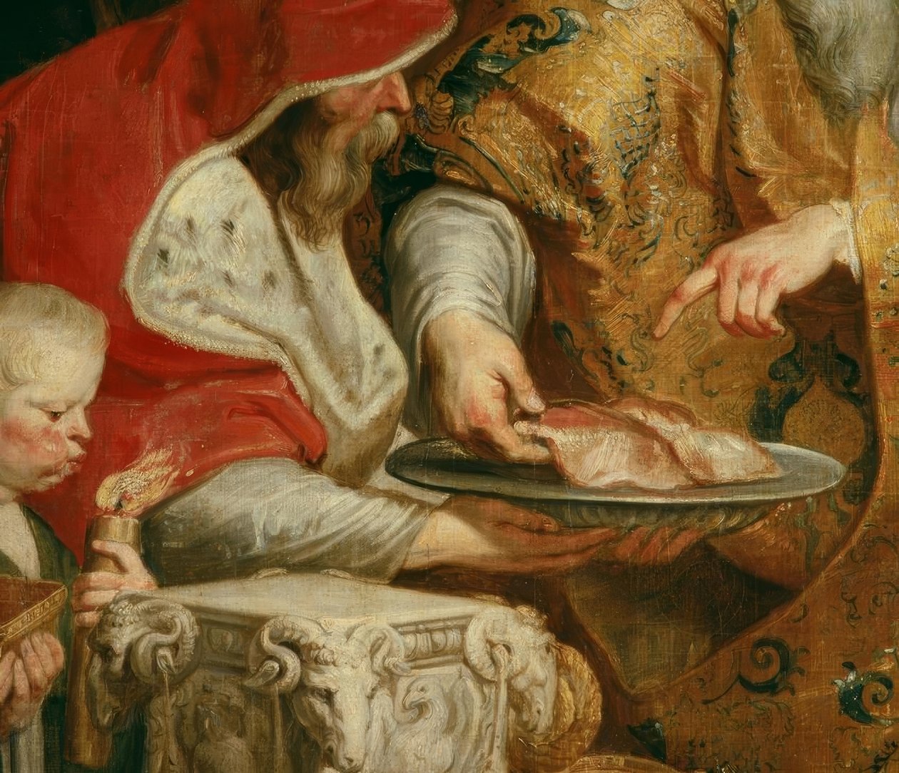 Interpretacja wróżb. autorstwa Peter Paul Rubens