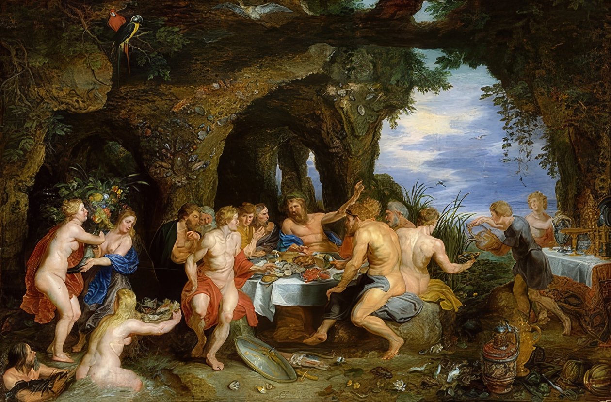 Święto Acheloosa. Około 1615 r. autorstwa Peter Paul Rubens