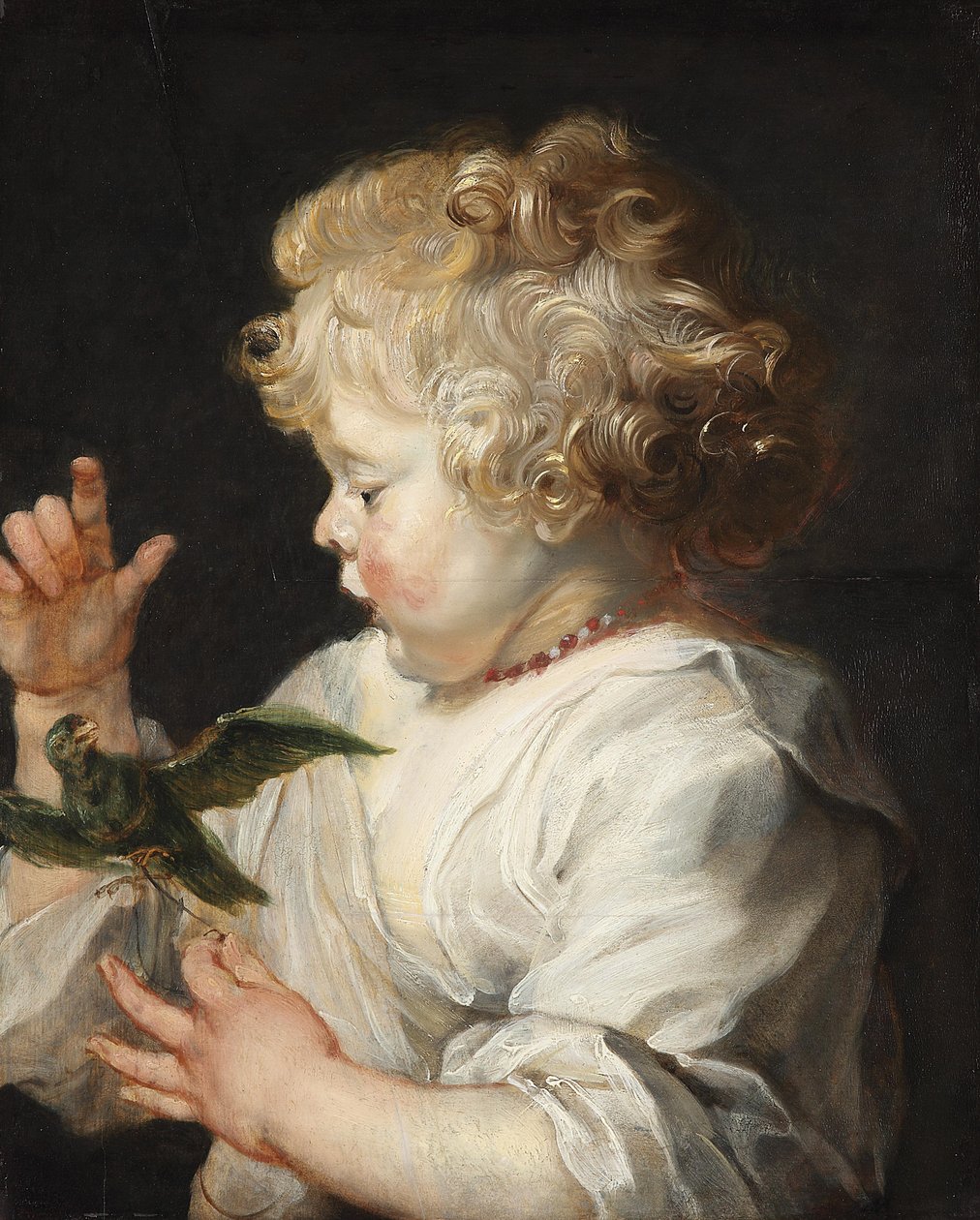 Dziecko z ptakiem autorstwa Peter Paul Rubens