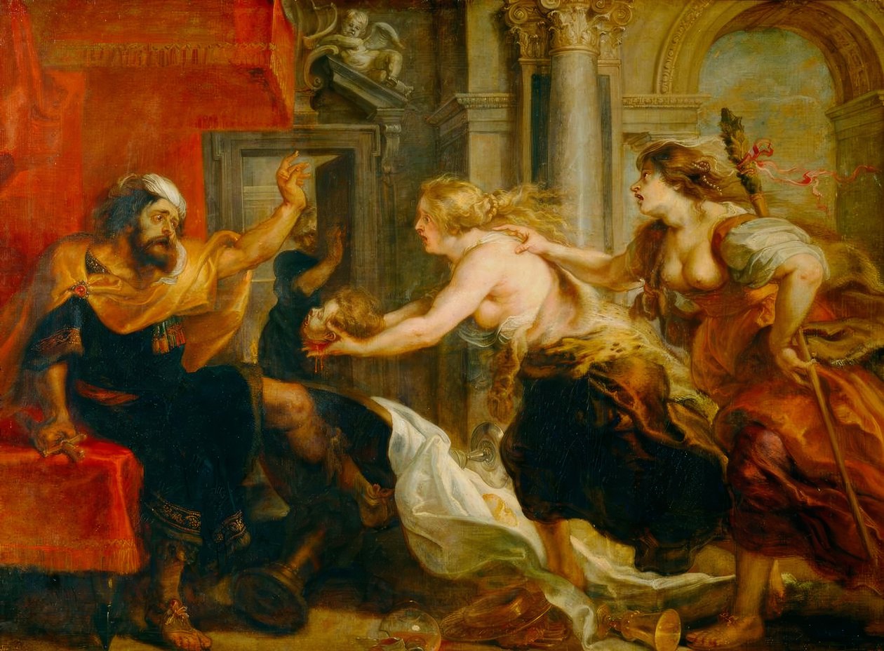 Posiłek Tereusa autorstwa Peter Paul Rubens