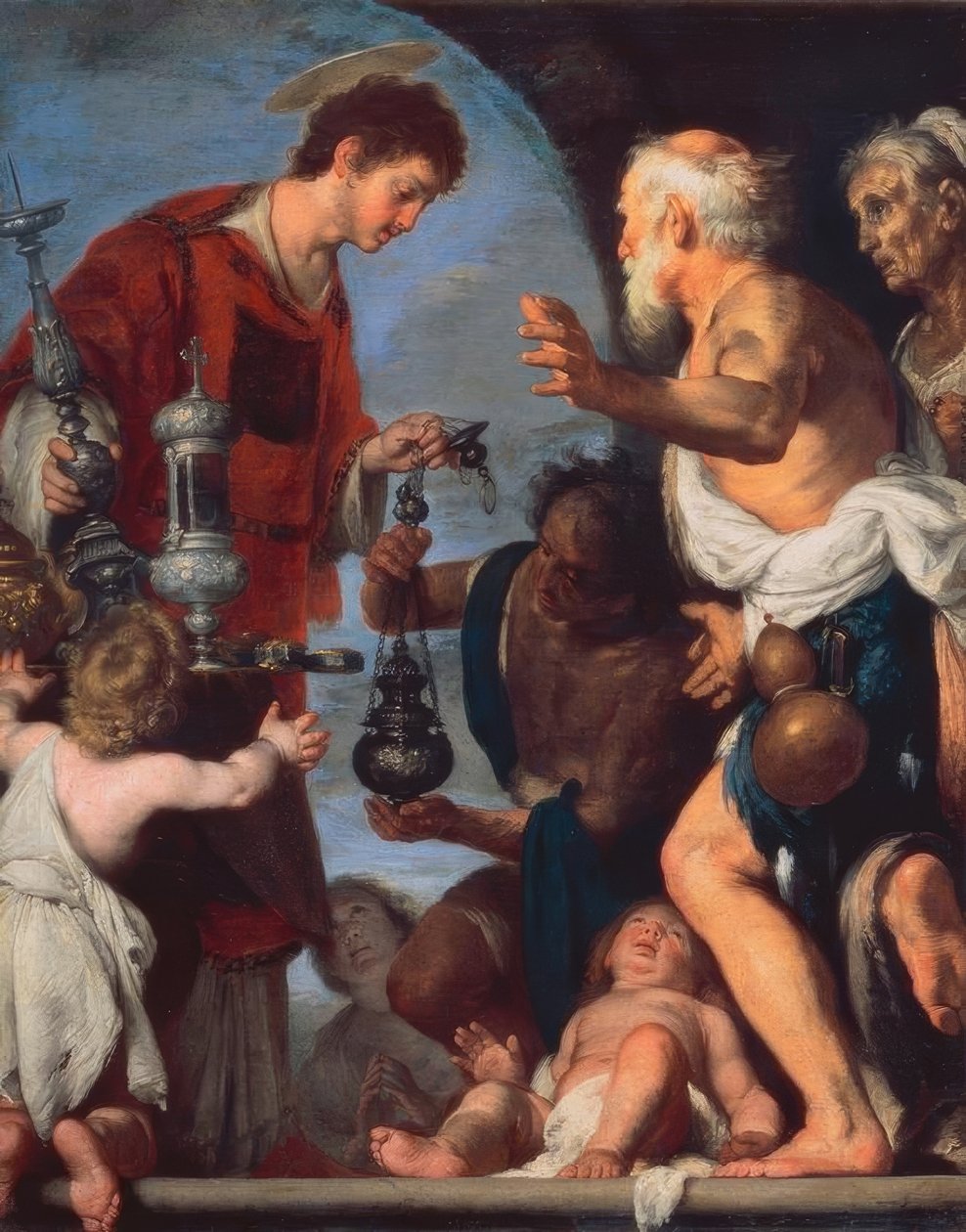 Męczeństwo św. Liwina autorstwa Peter Paul Rubens