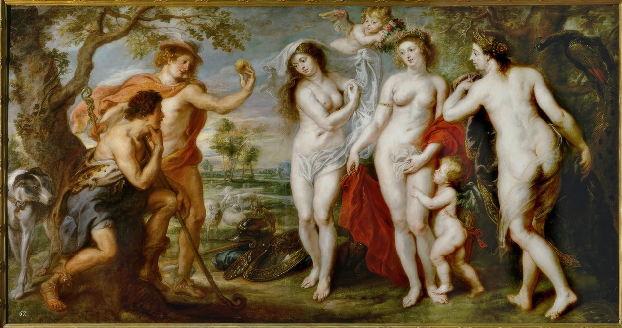 Wyrok sądu w Paryżu autorstwa Peter Paul Rubens