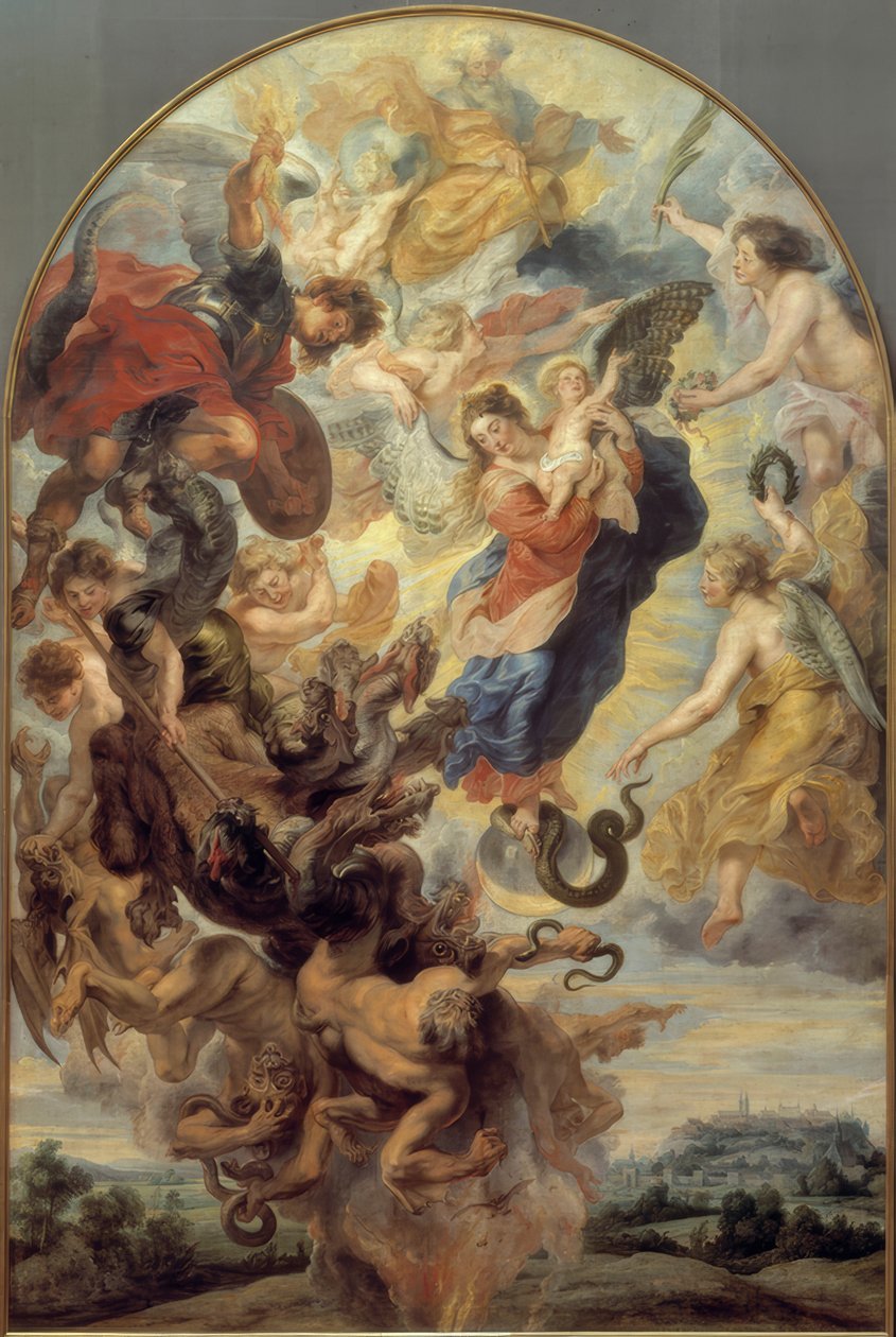 Apokaliptyczna kobieta autorstwa Peter Paul Rubens