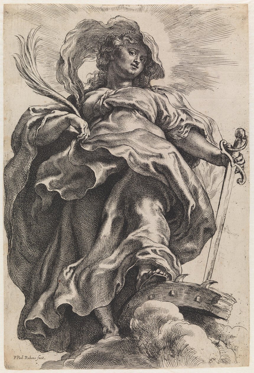 Święta Katarzyna autorstwa Peter Paul Rubens