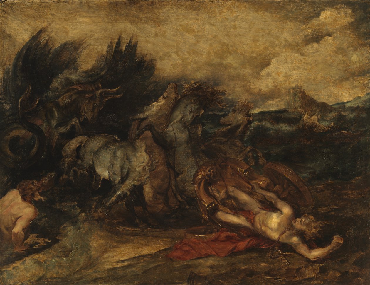 Śmierć Hipolita autorstwa Peter Paul Rubens