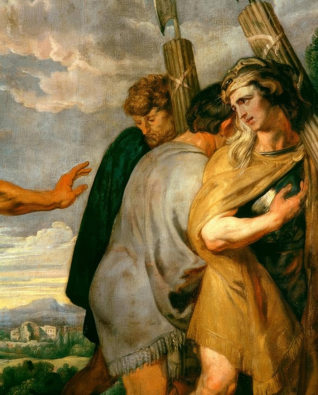 Decius Mus żegna się z liktorami. autorstwa Peter Paul Rubens