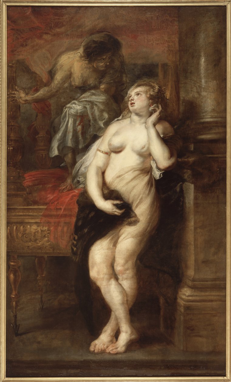 Deianira kuszona przez furię, ok. 1638 autorstwa Peter Paul Rubens