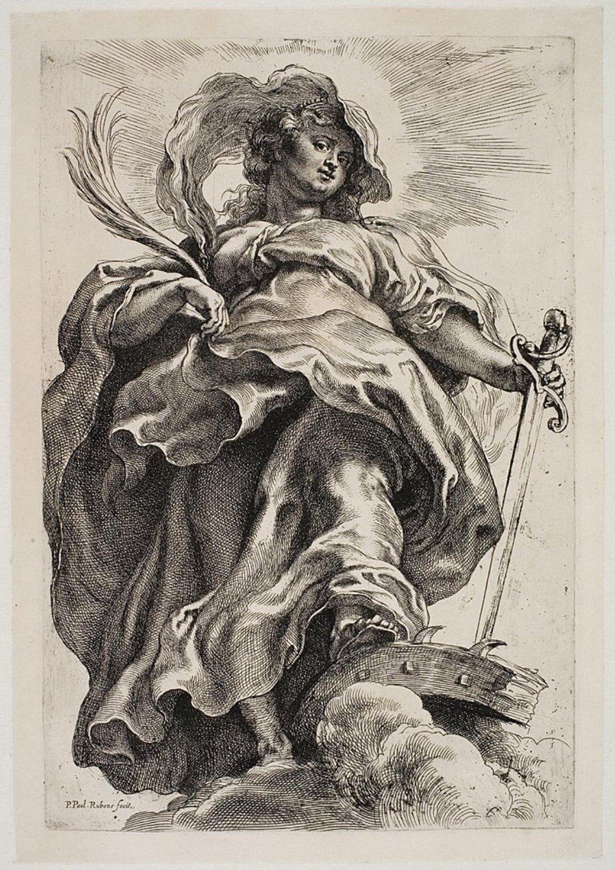 Święta Katarzyna Aleksandryjska autorstwa Peter Paul Rubens