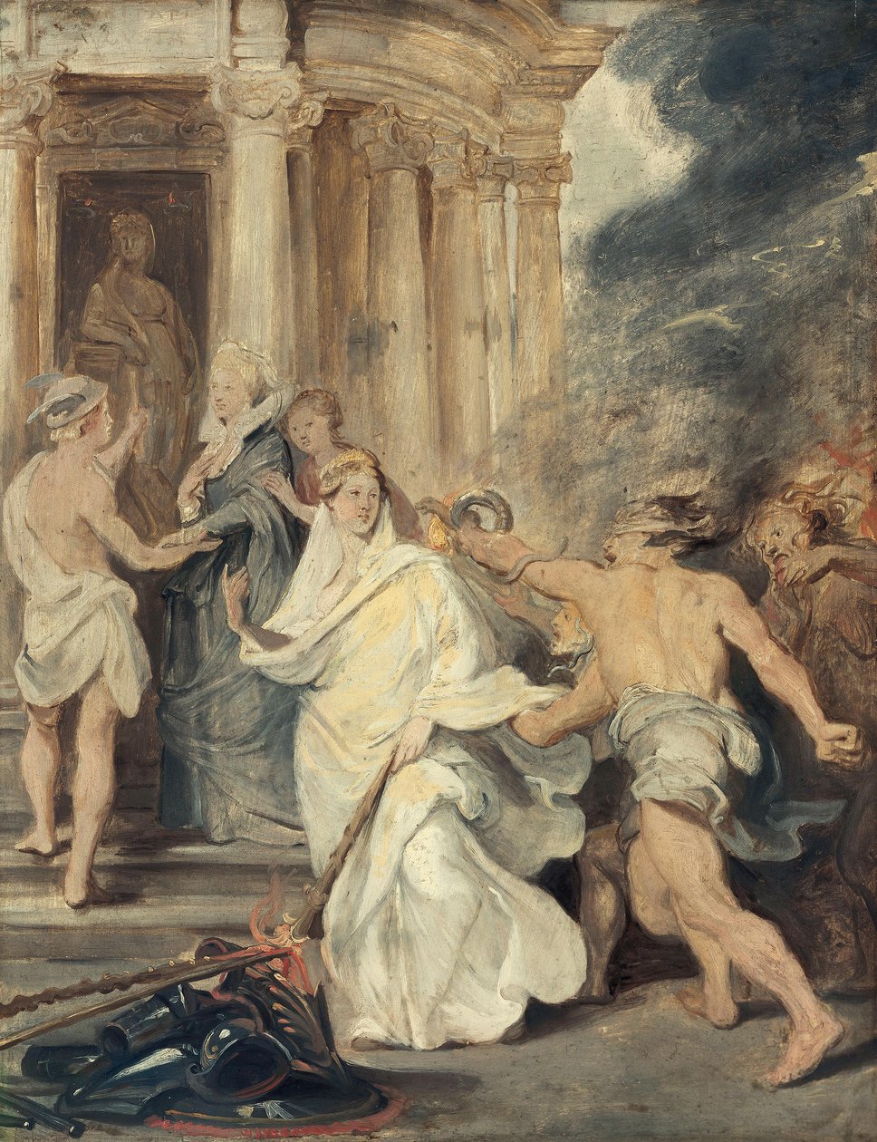 Pokój w Angers (szkic do cyklu Medycejskiego) autorstwa Peter Paul Rubens