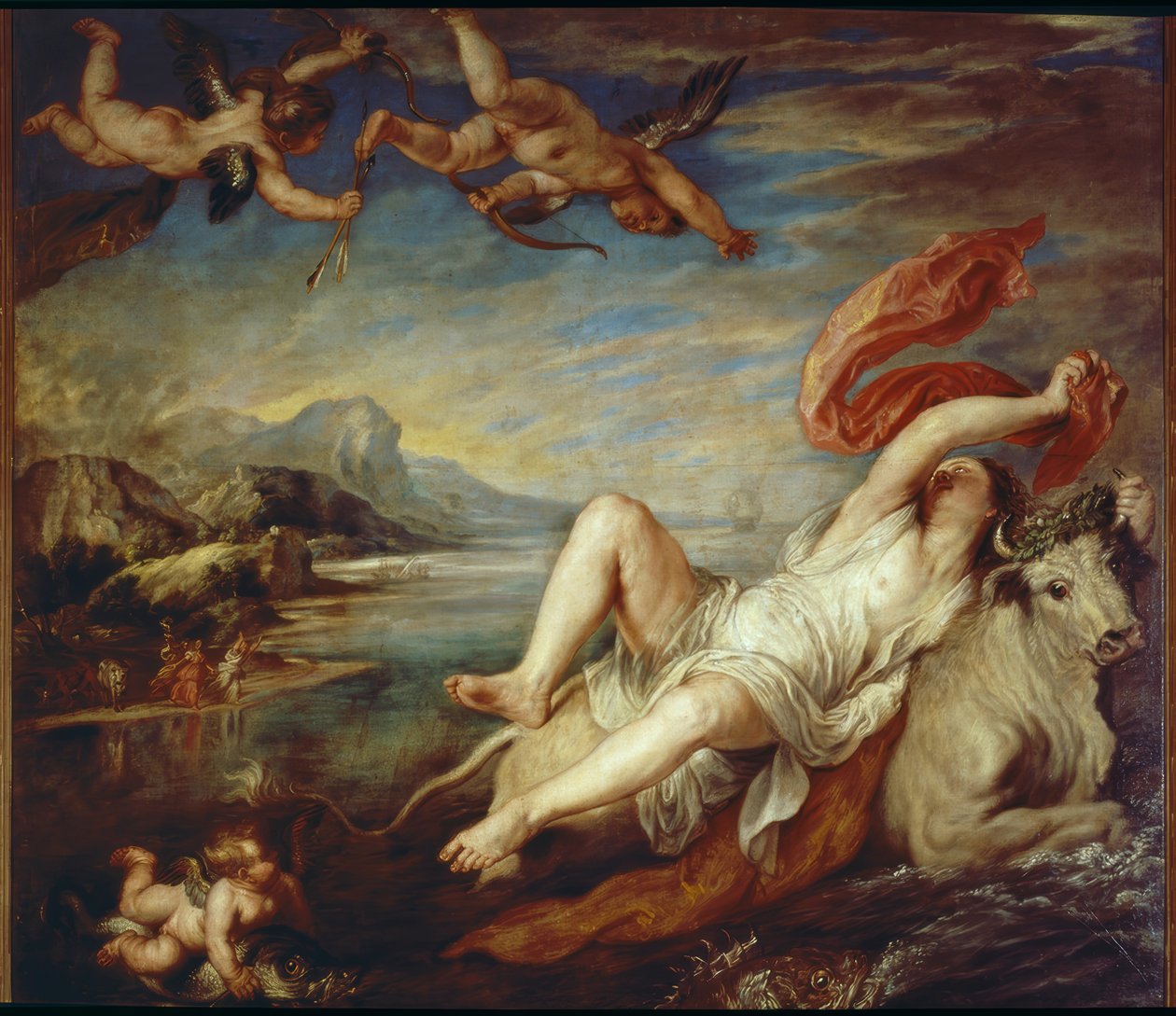 Rabunek Europa autorstwa Peter Paul Rubens