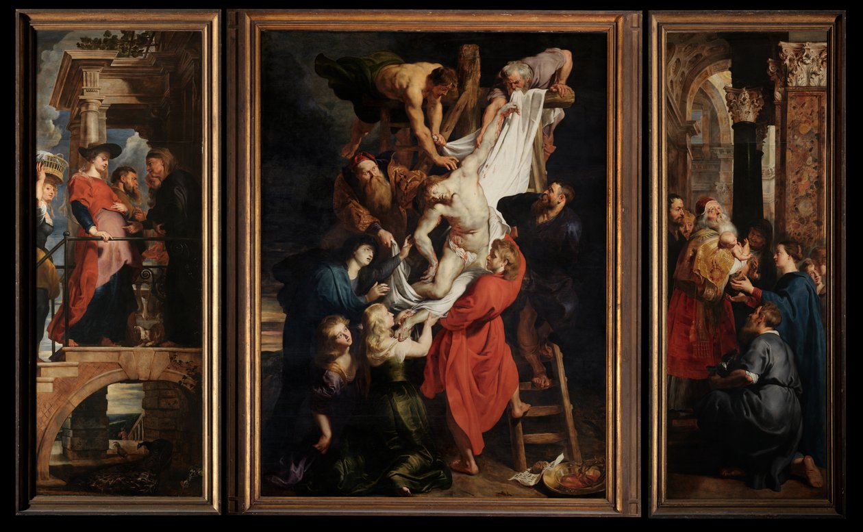 Zdjęcie z krzyża, ok. 1612-14 (olej na desce) autorstwa Peter Paul Rubens