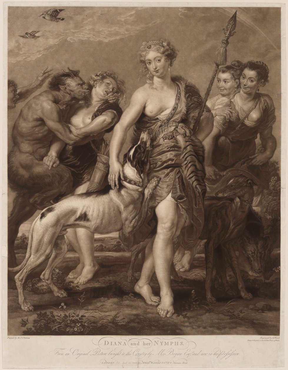 Diana na polowaniu autorstwa Peter Paul Rubens
