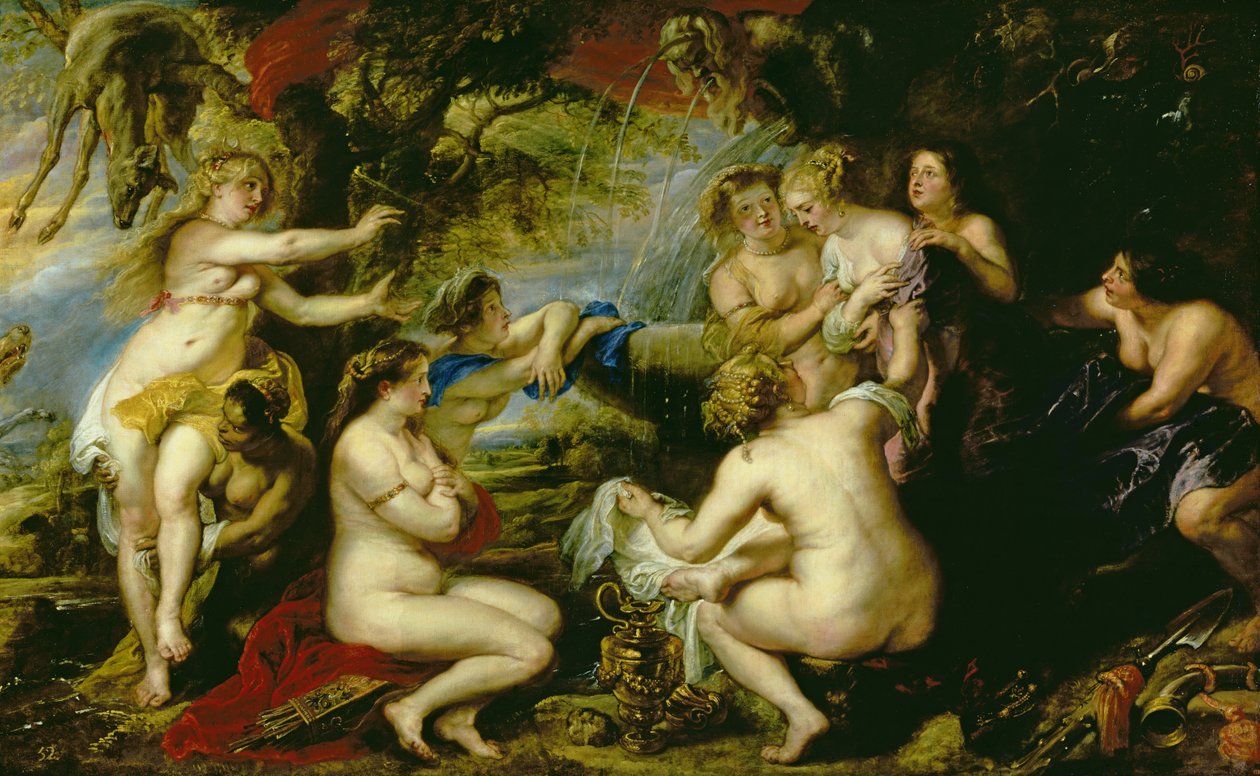 Diana i Callisto, ok. 1638-40 (olej na płótnie) autorstwa Peter Paul Rubens