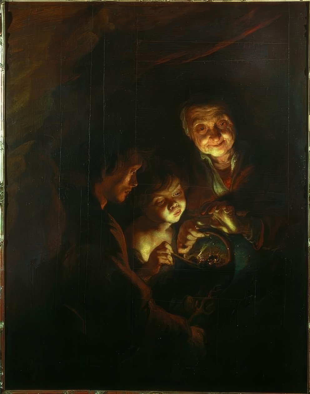 Stara kobieta z rusztem autorstwa Peter Paul Rubens