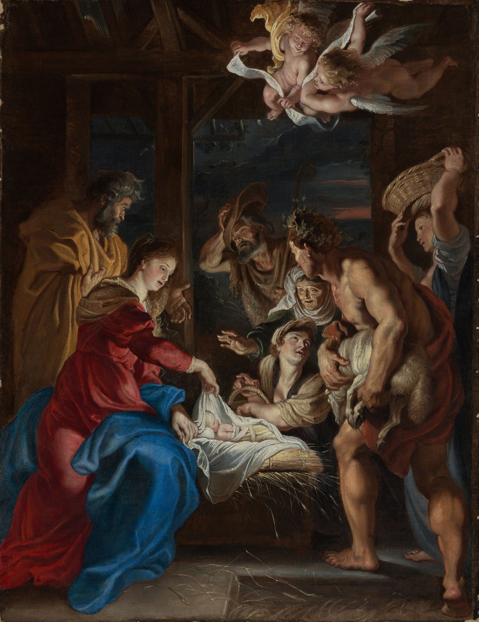 Pokłon pasterzy autorstwa Peter Paul Rubens