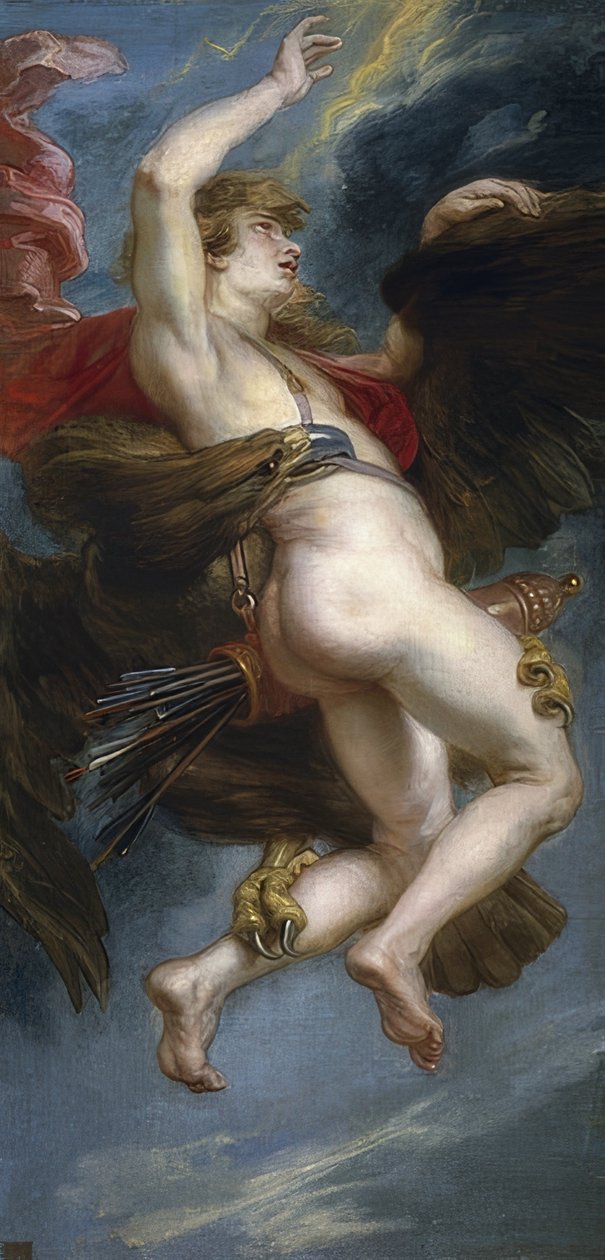 Porwanie Ganimedesa. 1636-38 autorstwa Peter Paul Rubens