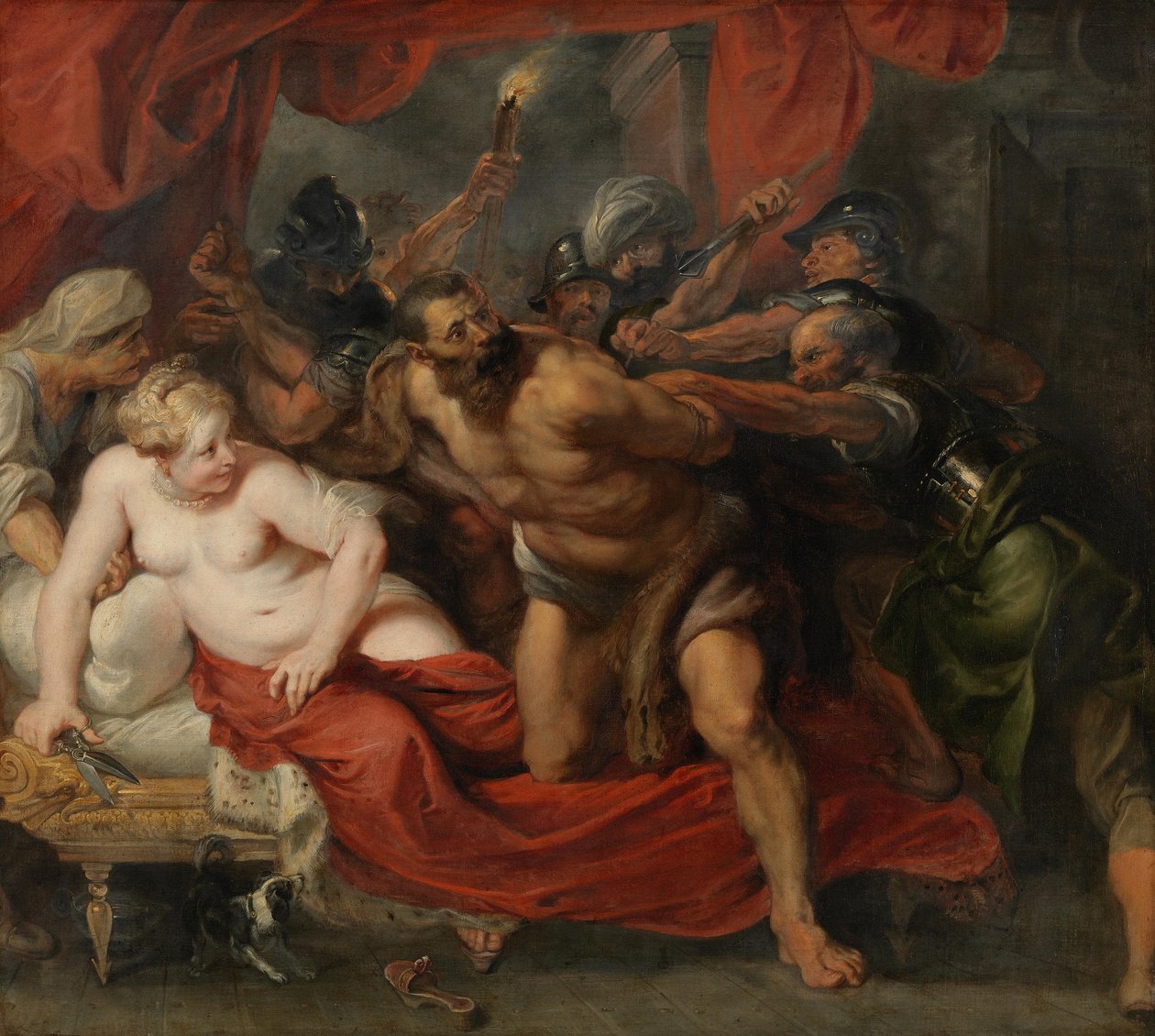 Pojmanie Samsona autorstwa Peter Paul Rubens