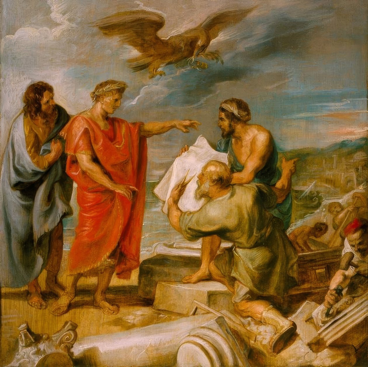 Założenie Konstantynopola autorstwa Peter Paul Rubens