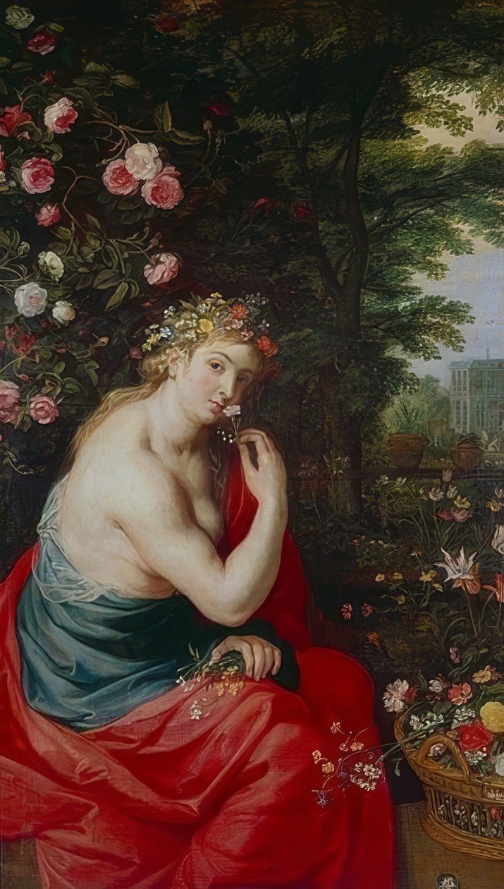 Bogini Flora. około 1625 autorstwa Peter Paul Rubens