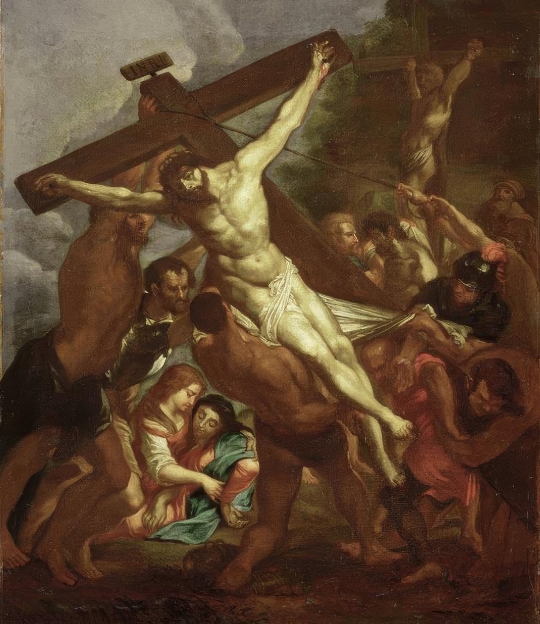 Wzniesienie krzyża autorstwa Peter Paul Rubens