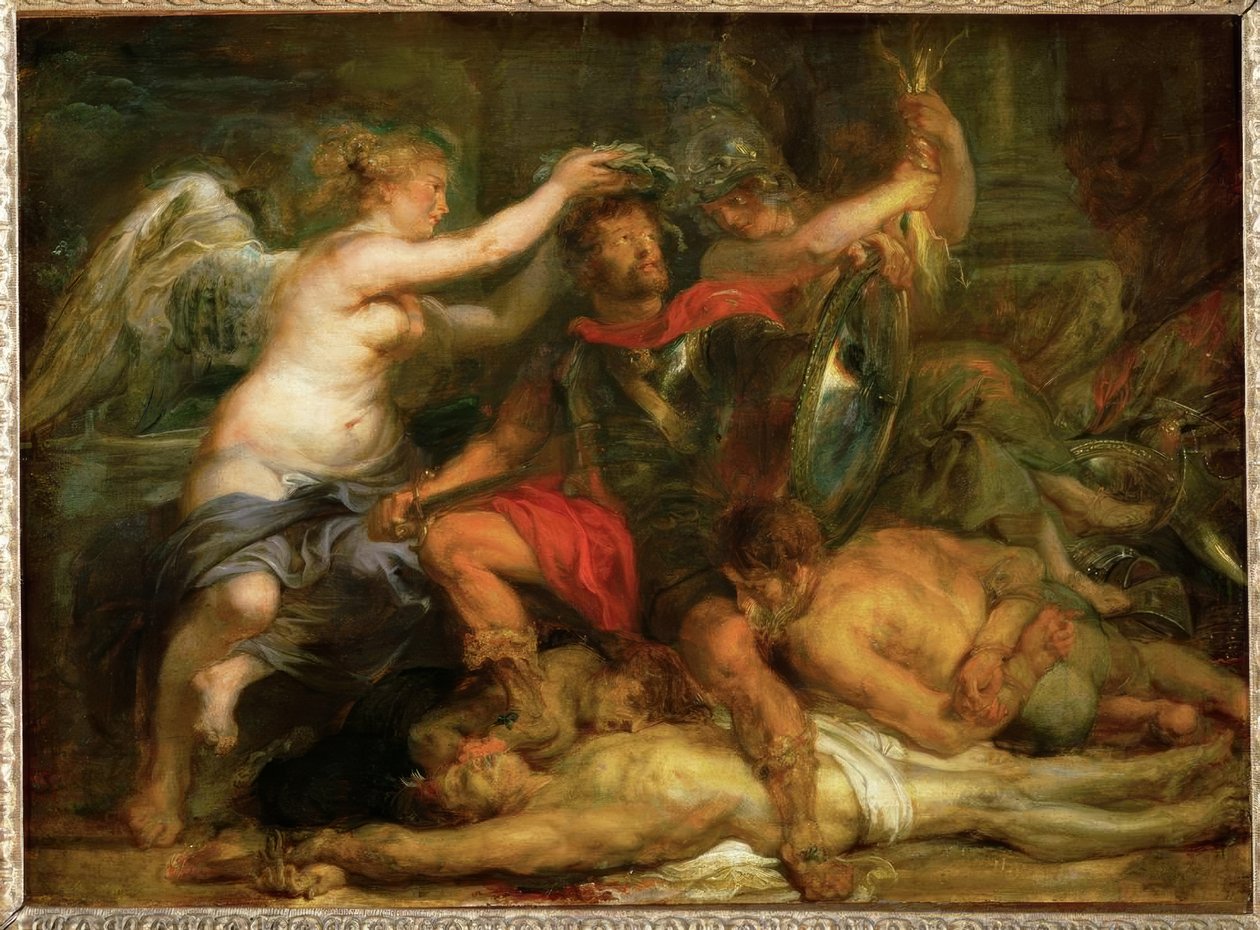 Ukoronowanie zwycięzcy autorstwa Peter Paul Rubens