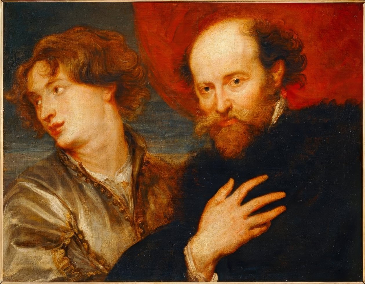 Portret podwójny wyidealizowany van Dycka i Rubensa autorstwa Peter Paul Rubens