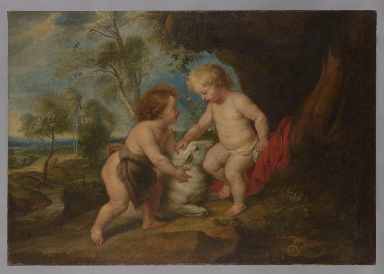Dzieciątko Jezus i święty Jan Chrzciciel autorstwa Peter Paul Rubens