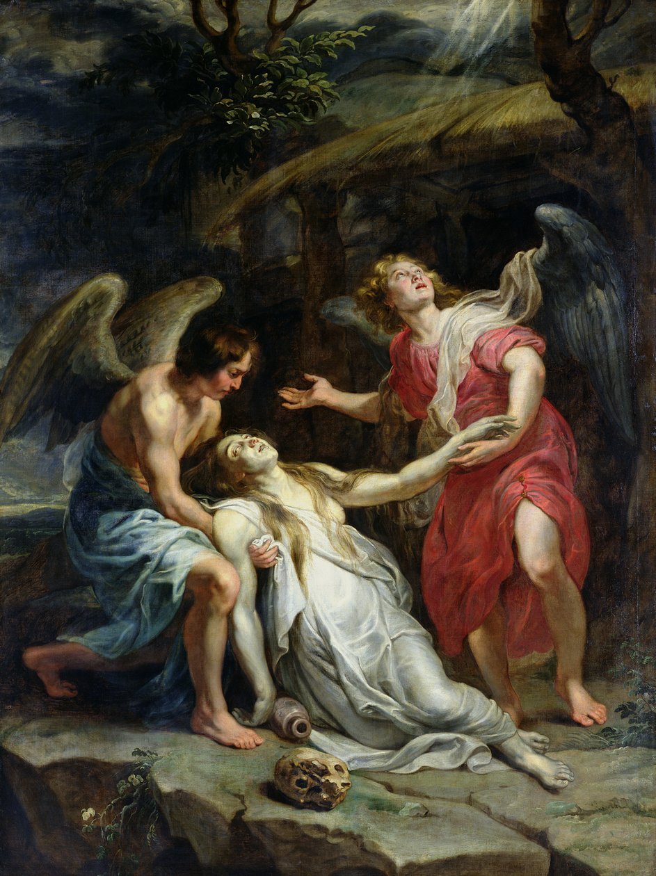 Ekstaza Marii Magdaleny, ok. 1619-20 (olej na płótnie) autorstwa Peter Paul Rubens