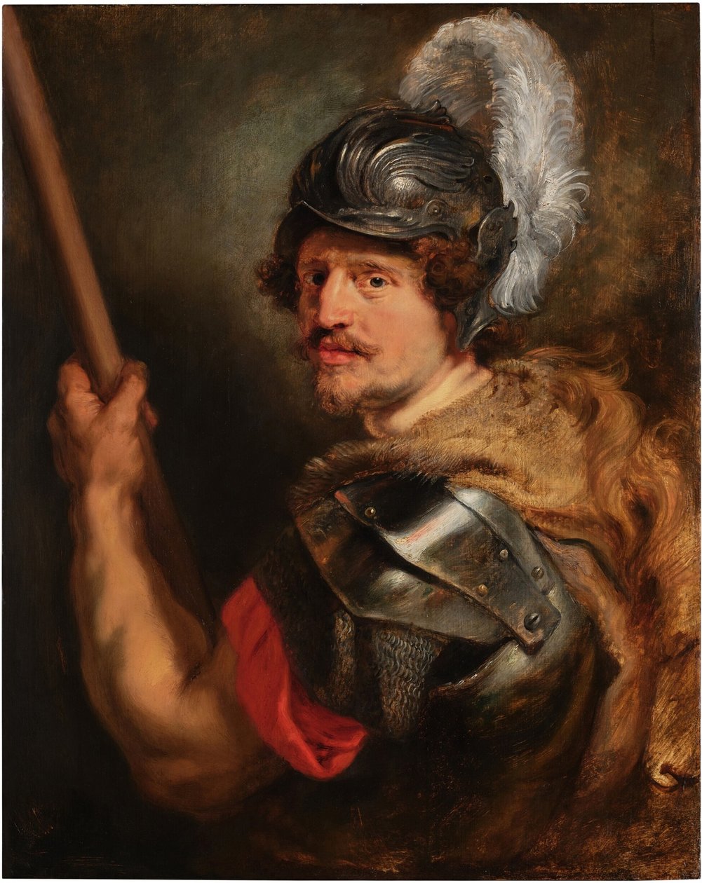 Angielski:  Portret mężczyzny jako boga Marsa autorstwa Peter Paul Rubens