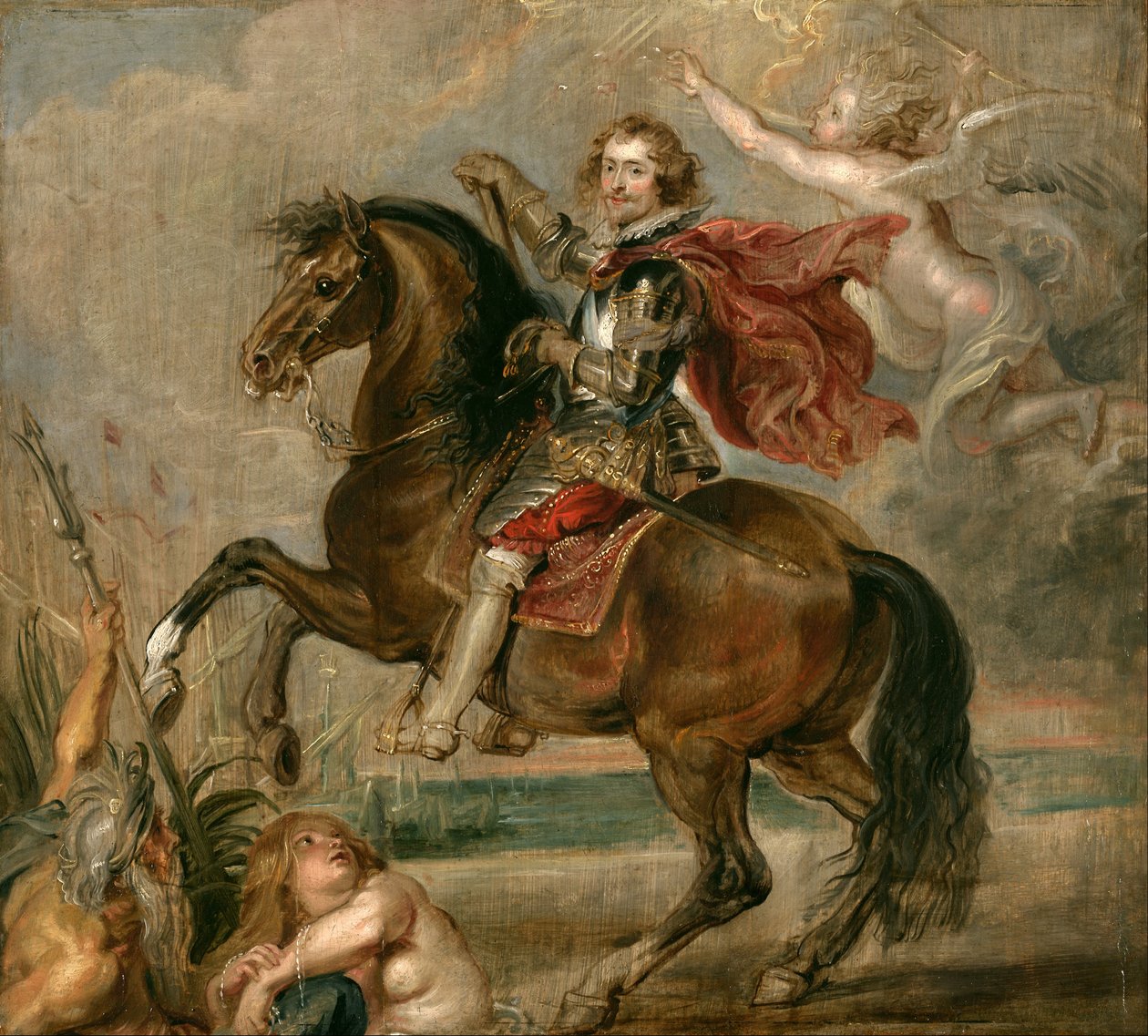 Portret konny księcia Buckingham autorstwa Peter Paul Rubens