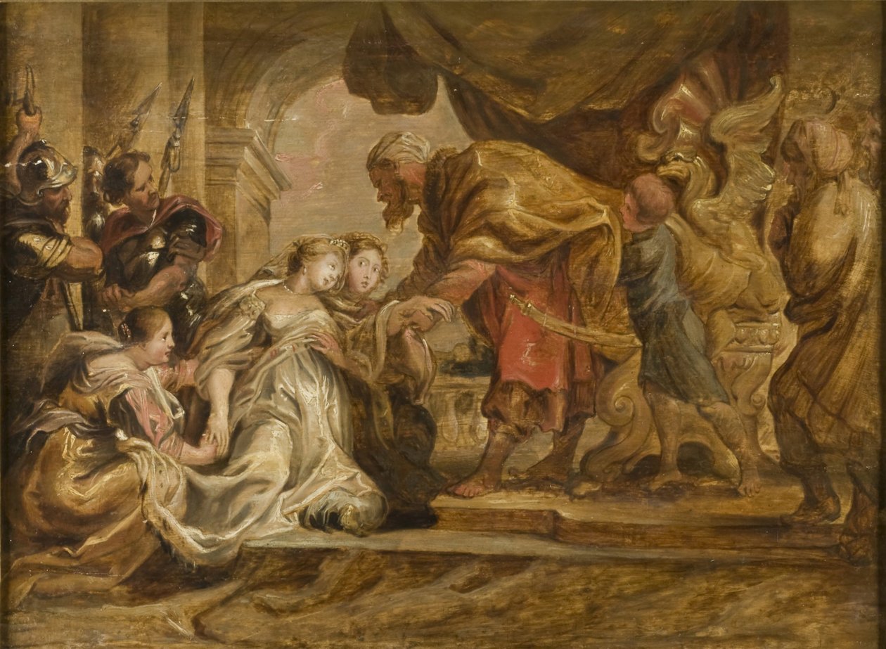 Estera i Ahaswerus autorstwa Peter Paul Rubens
