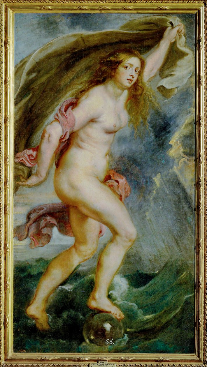 Fortuna, namalowana dla Torre de La Parada (obraz na płótnie) autorstwa Peter Paul Rubens