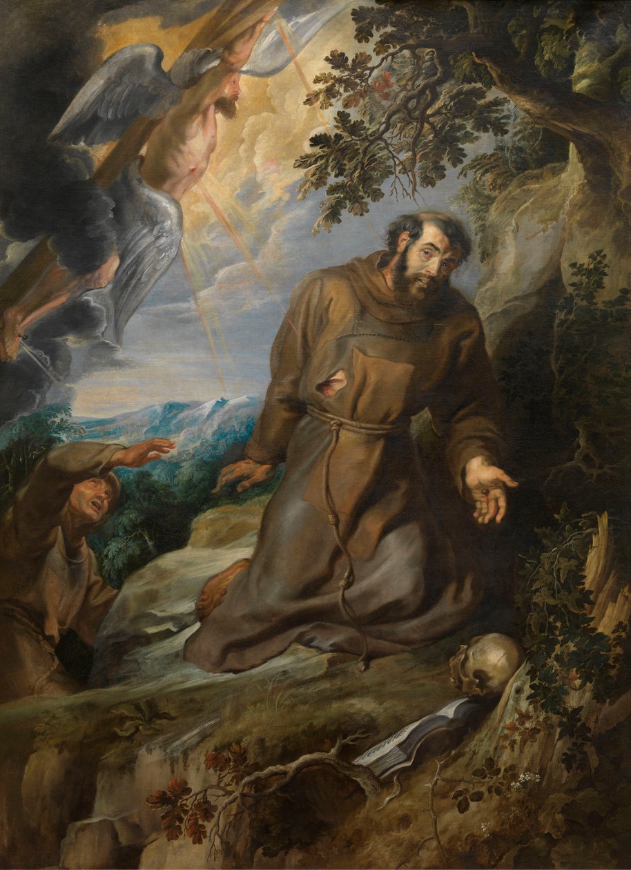 Franciszek z Asyżu otrzymuje stygmaty autorstwa Peter Paul Rubens