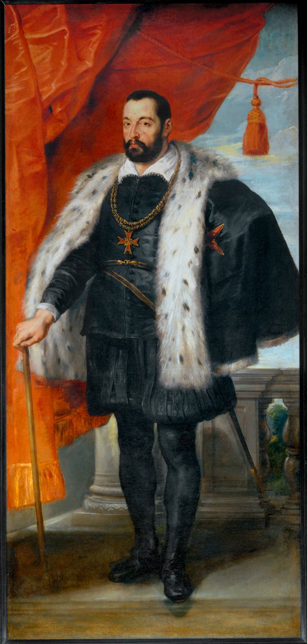Francois I de Medicis, wielki książę Toskanii (obraz na płótnie) autorstwa Peter Paul Rubens