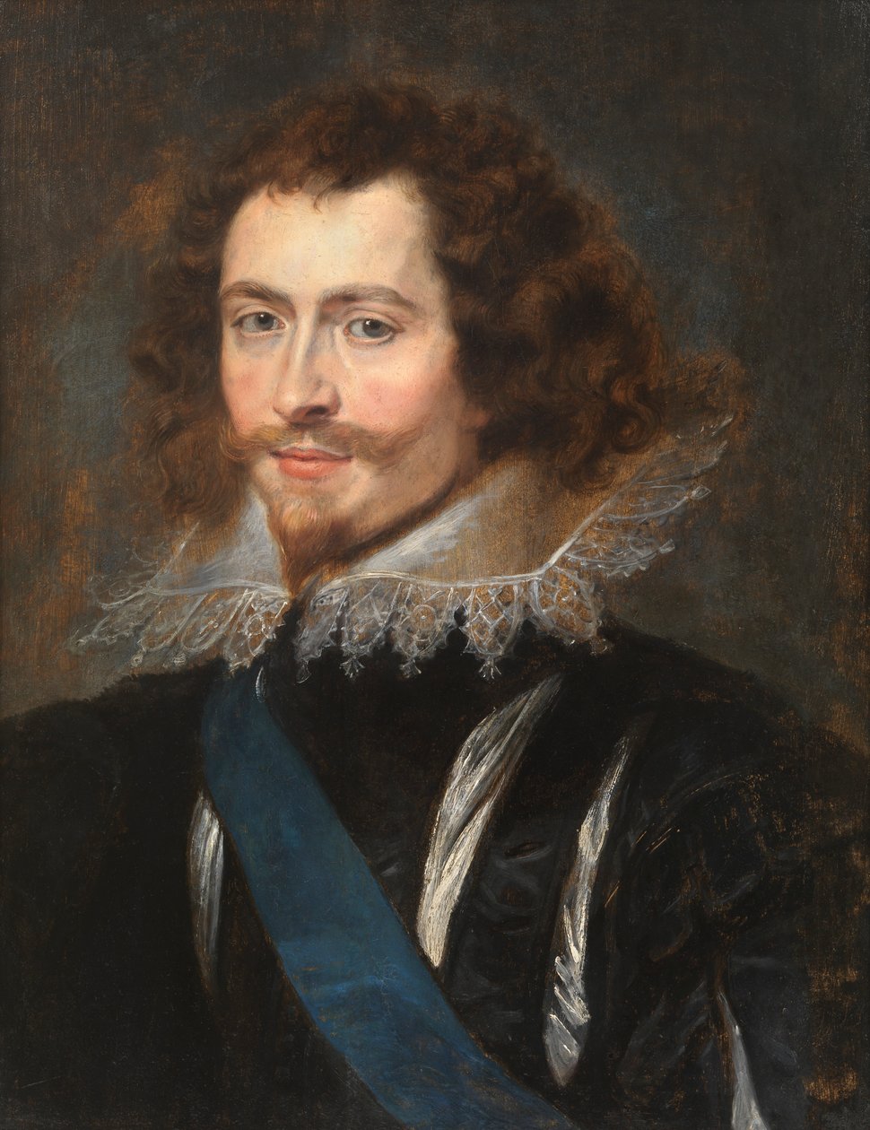 George Villiers, pierwszy książę Buckingham, ok. 1625 (olej na desce) autorstwa Peter Paul Rubens