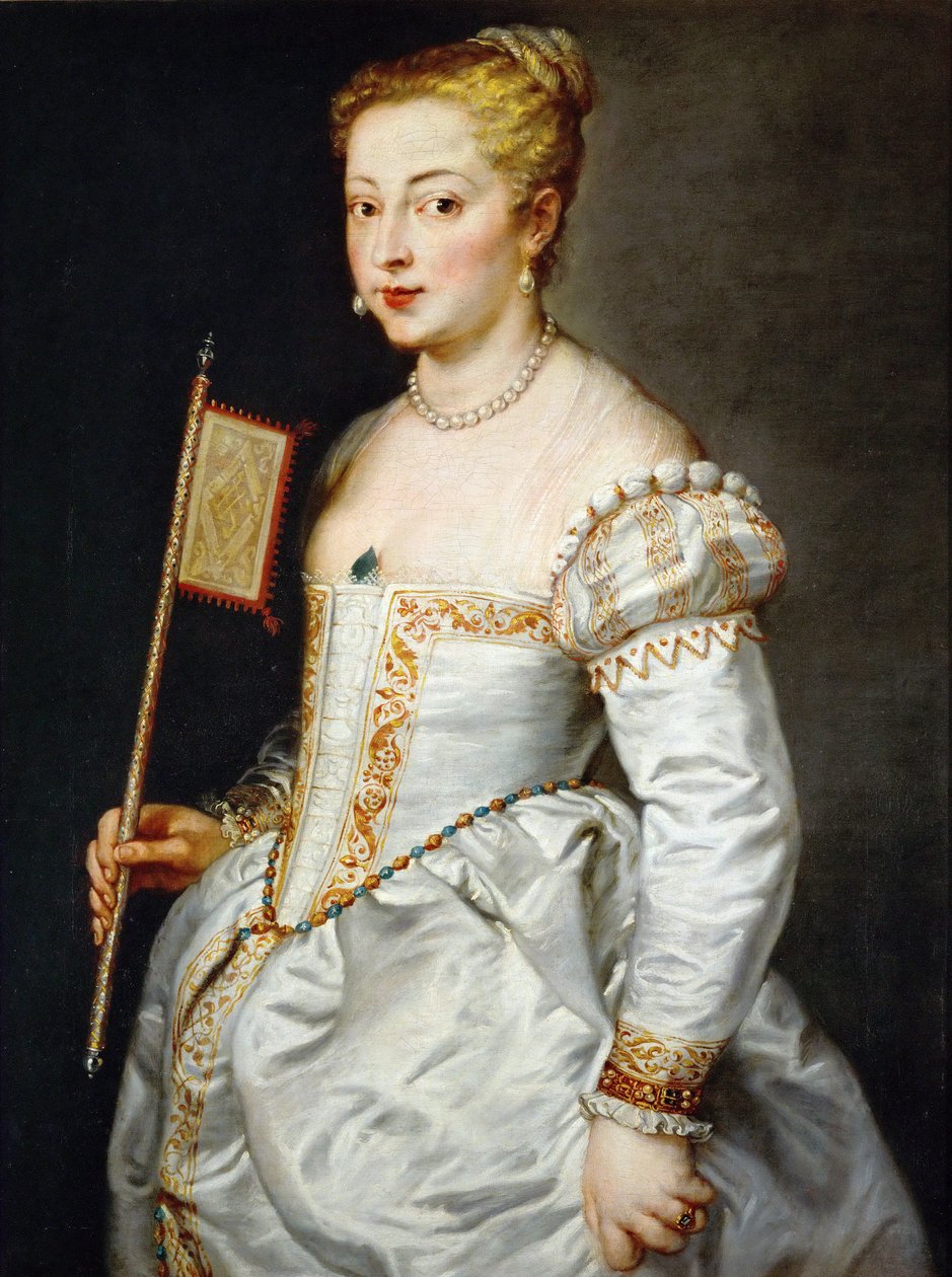 Dziewczyna z wentylatorem, ca. 1628-1629 autorstwa Peter Paul Rubens